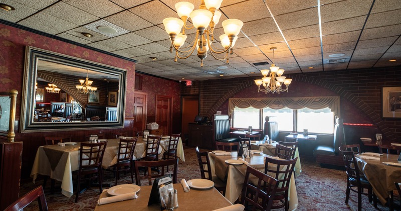 Interior, dining area, decoration