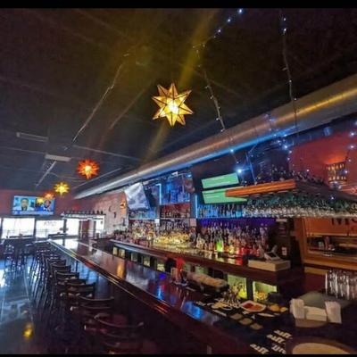 The restaurant's interior.