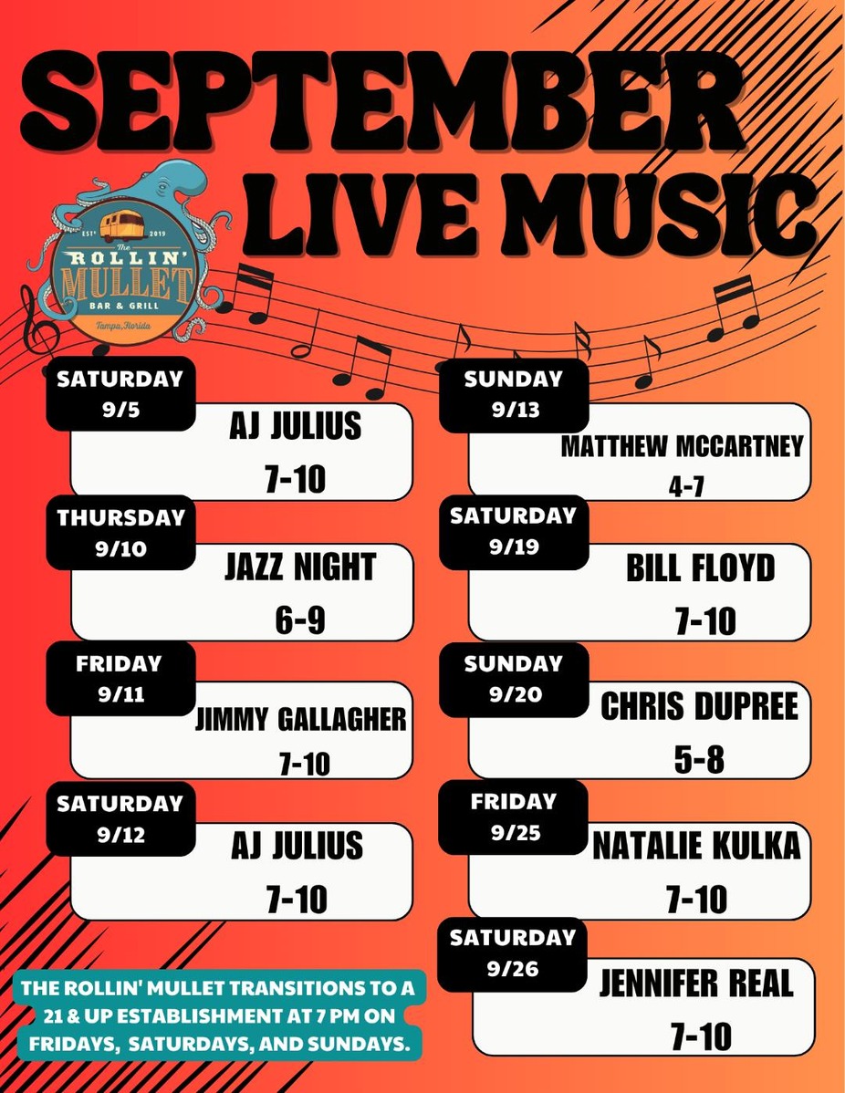 September LIVE MUSIC event photo
