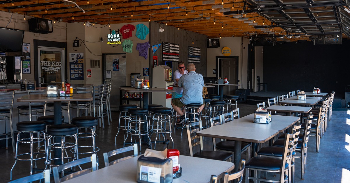 Interior, bar and dining space