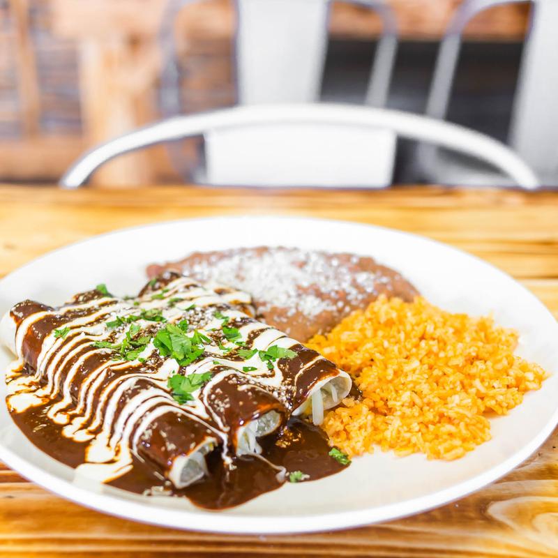 Chicken Mole Enchiladas photo