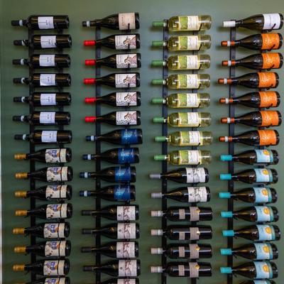 Wine bottle rack.