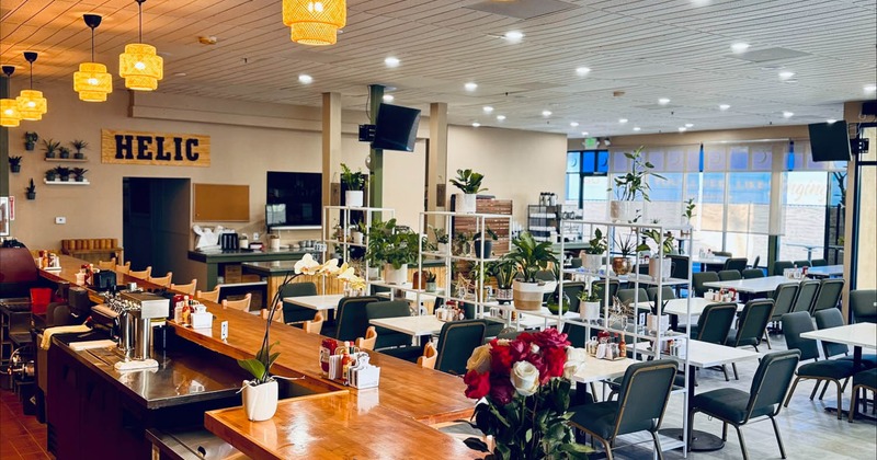 Dining and bar areas