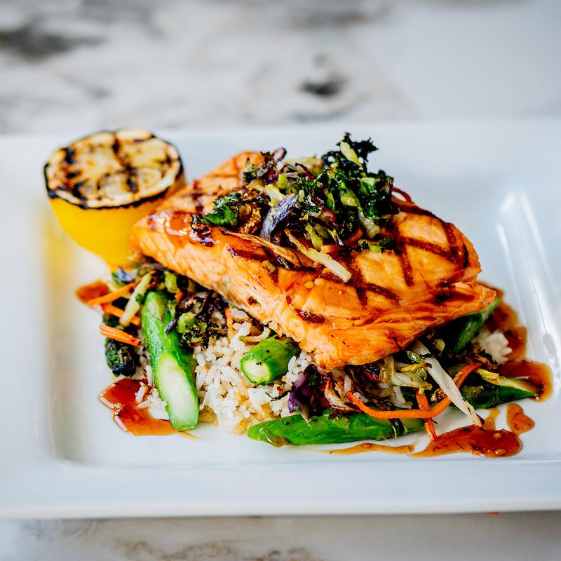 menu item 4 of 17, Grilled North Atlantic Salmon