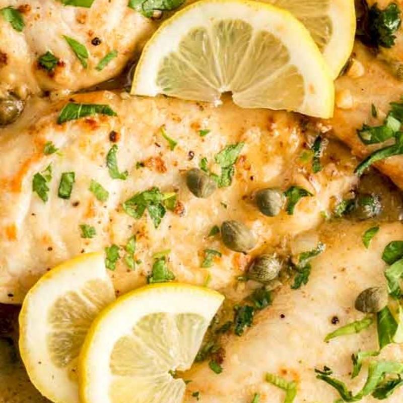 Half Pan Chicken Piccata photo