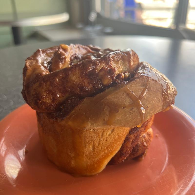 Caramel sticky bun photo