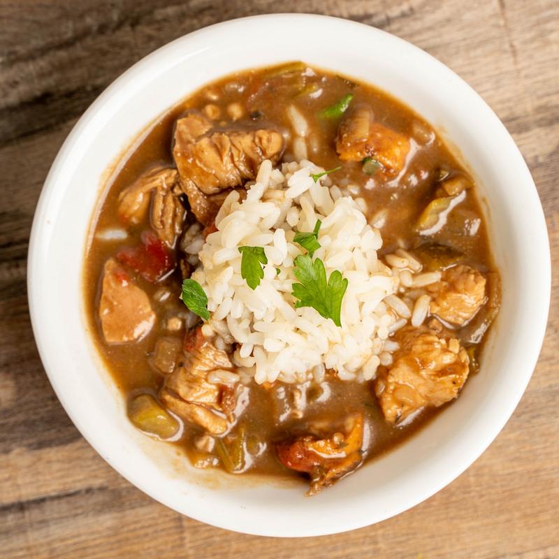 Chicken and Sausage Gumbo.