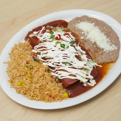 Enchiladas Tres Chiles.