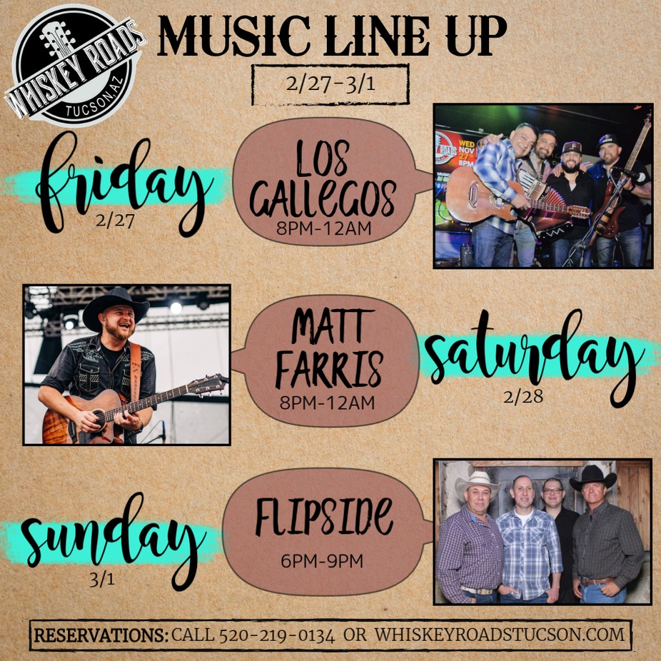 Next Weeks Music Line Up event photo
