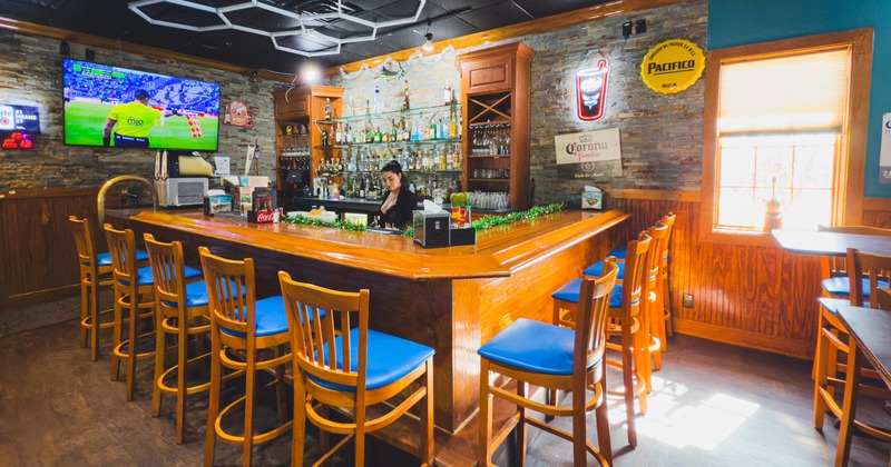 Interior, bar area