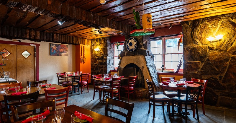 Interior, dining area