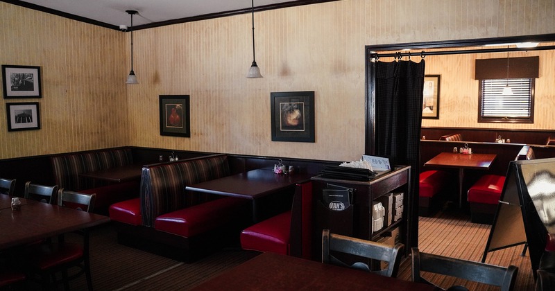 Cozy interior dining area