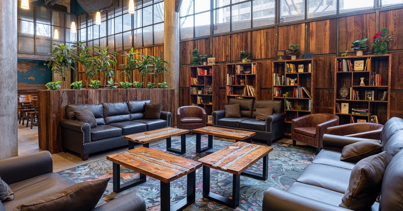 Interior, lounge area