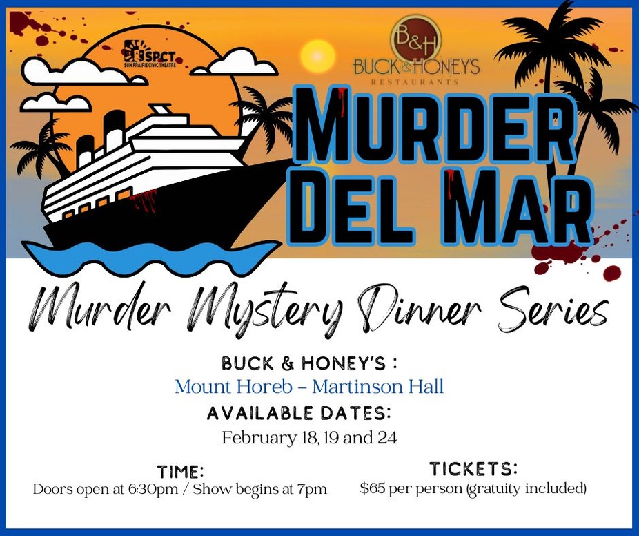 Murder Mystery Dinner Series - Murder Del Mar event photo