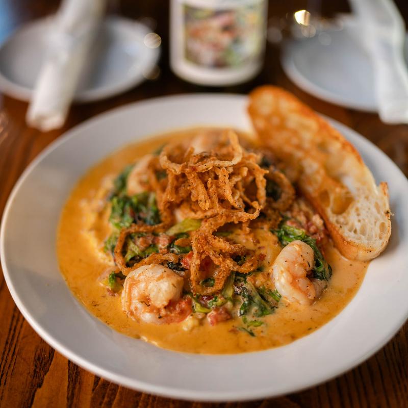 menu item 6 of 7, Coastal Shrimp & Grits