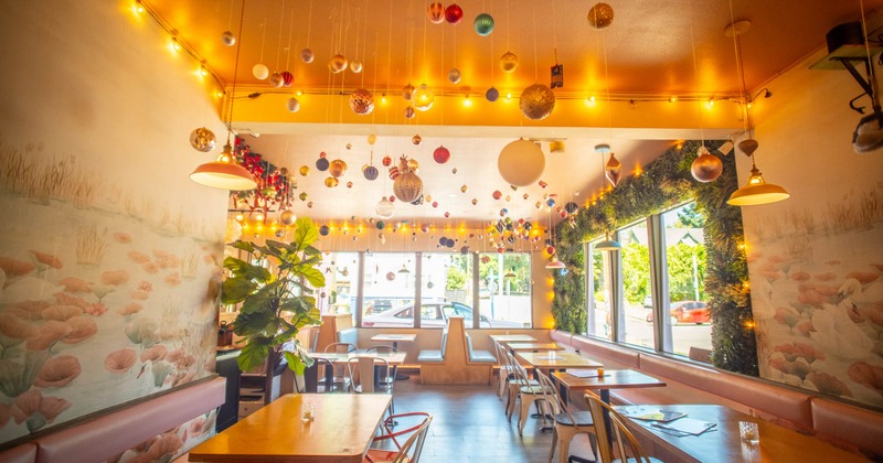 Interior, dining area