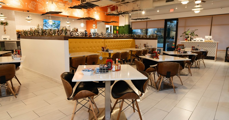 Interior seating area