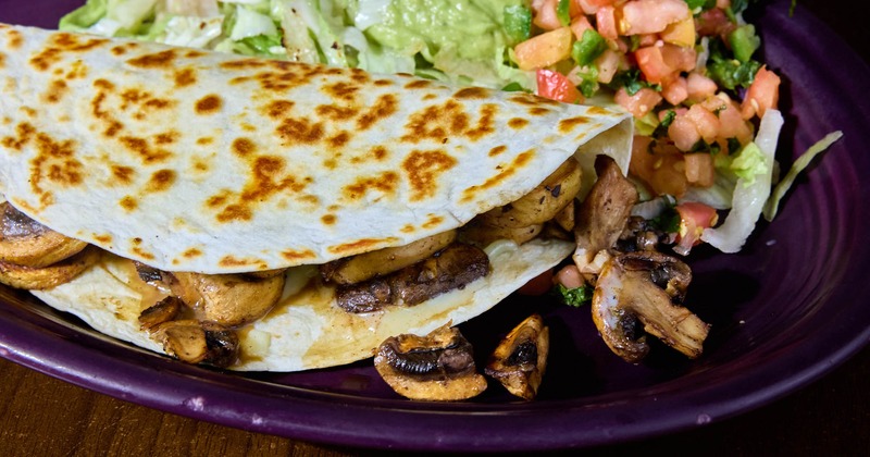 Mushroom Quesadillas