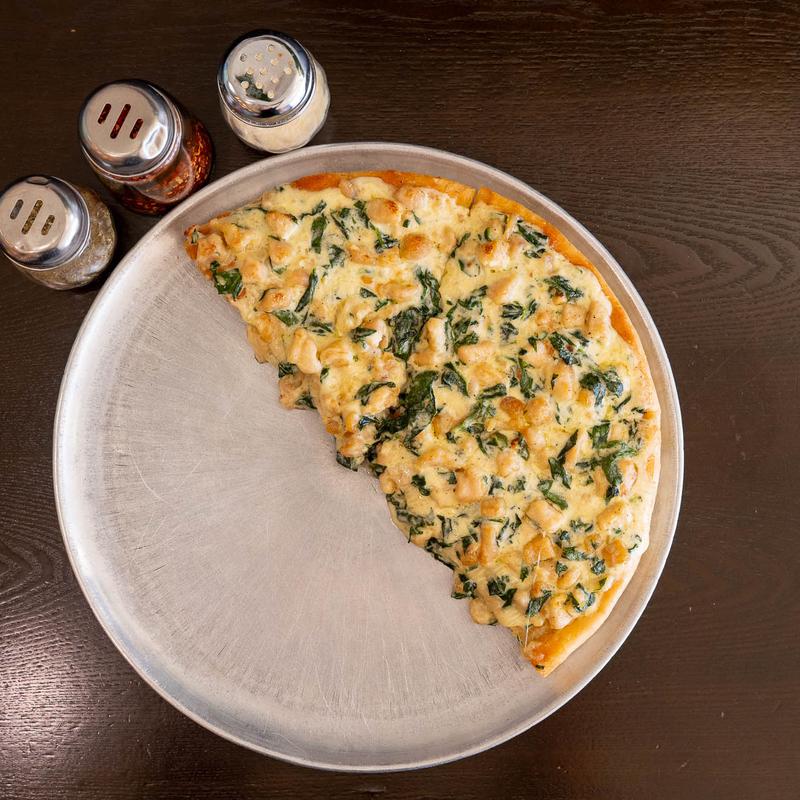 menu item 7 of 18, Chicken Spinach Alfredo Slice