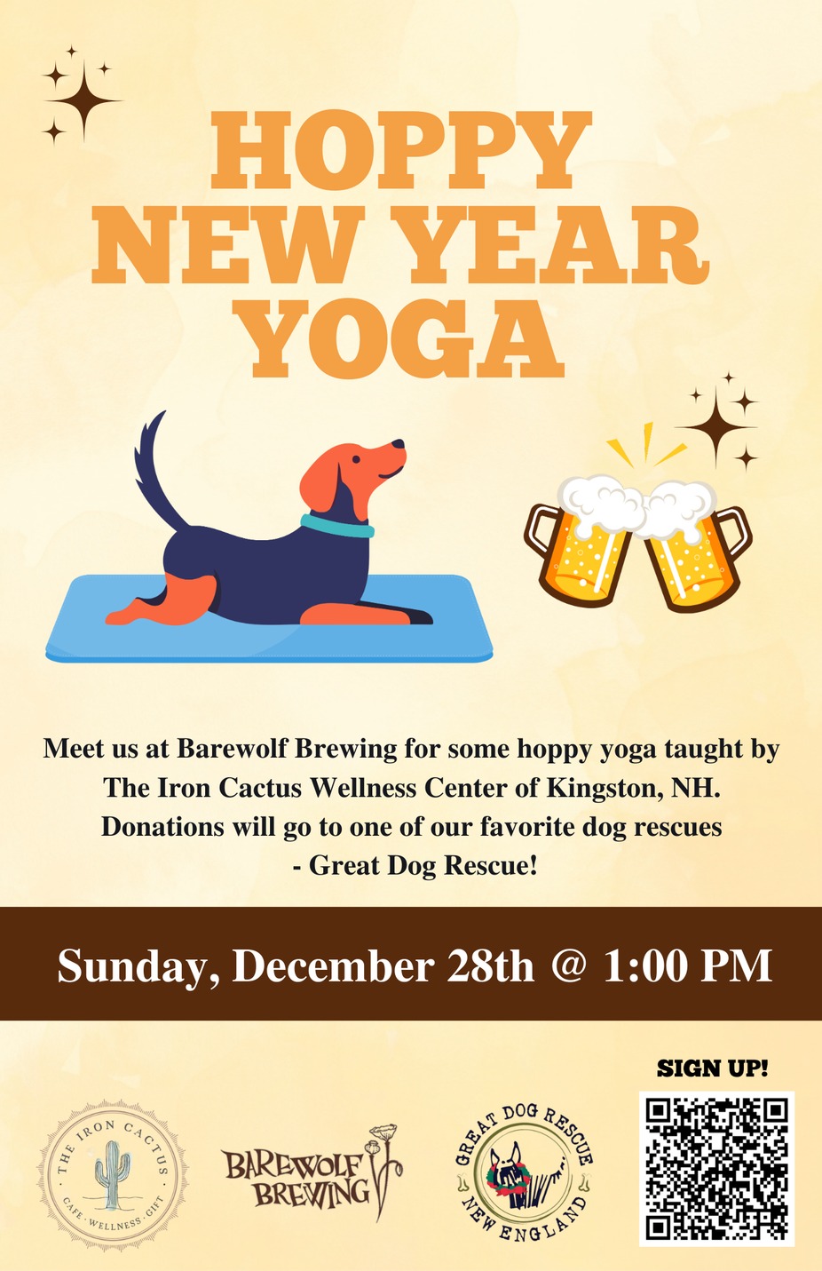 Hoppy New Year Yoga! event photo