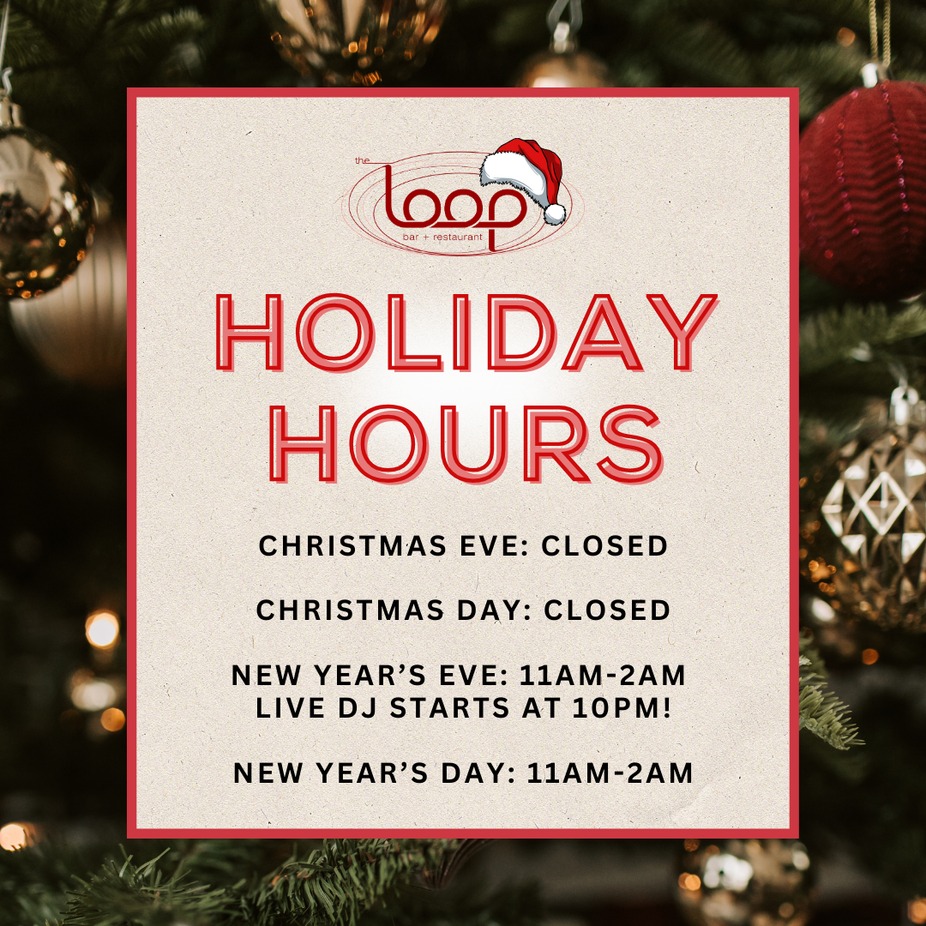 Holiday Hours event photo