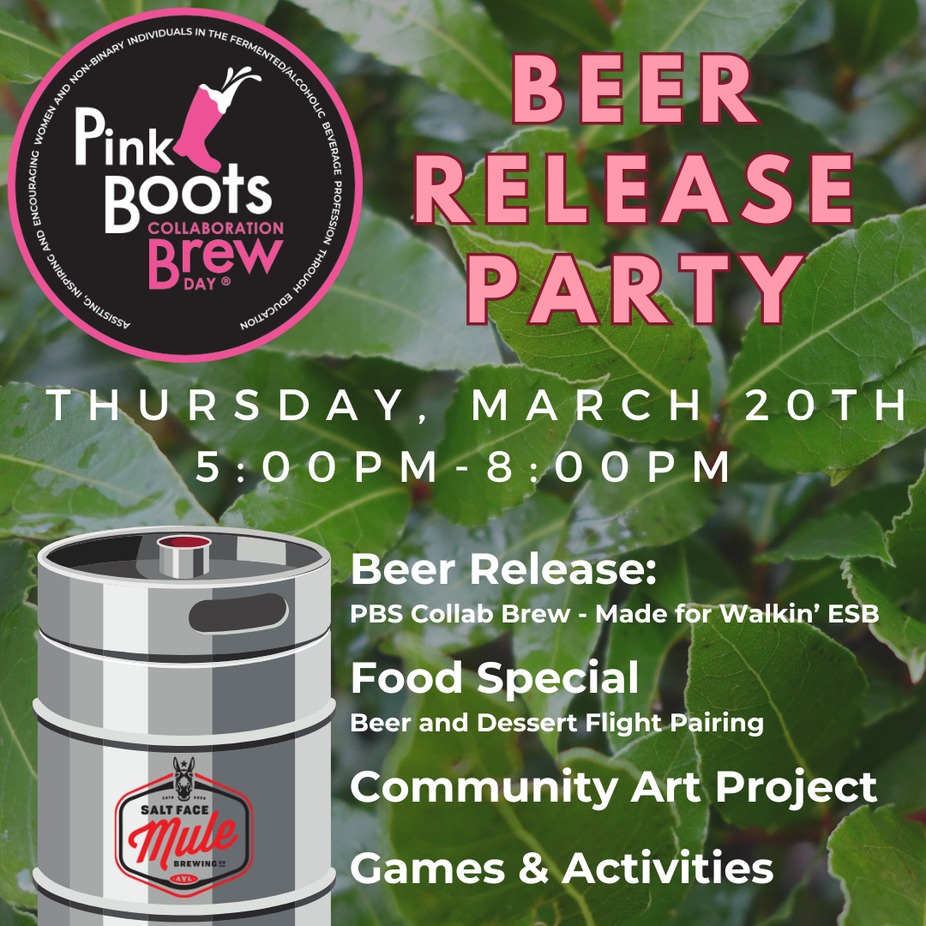 Beer Release Party: 2025 Pink Boots Society Collaboration Brew event photo