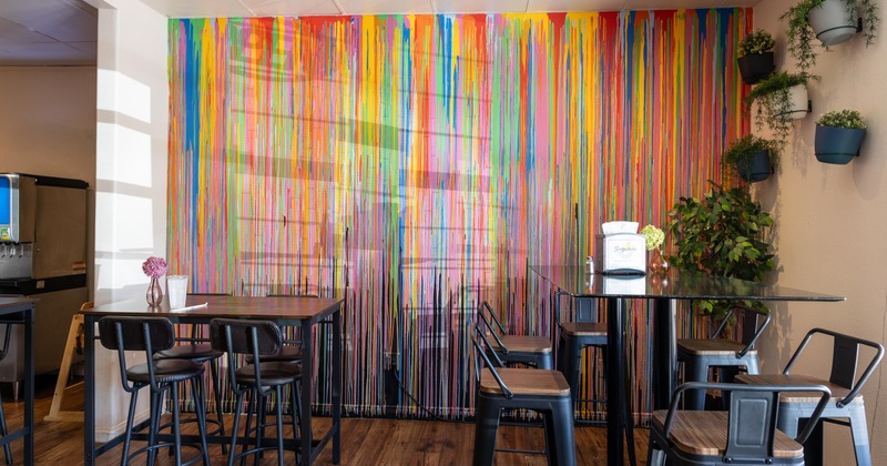 Interior, seating area