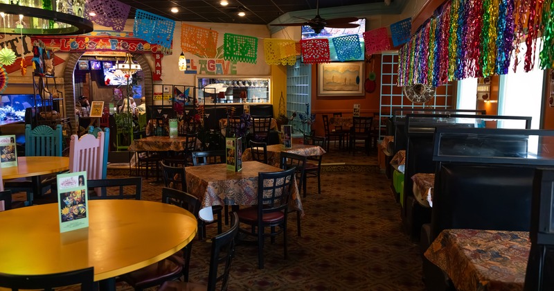 Interior, dining area