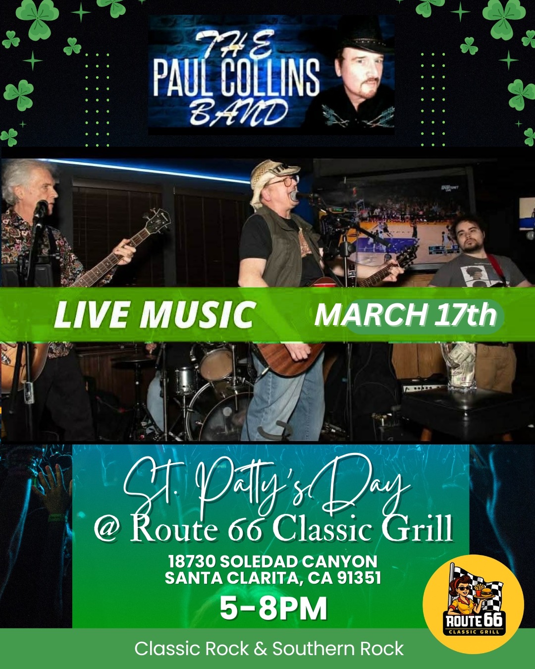 Saint Patrick's Day live music and special dinners tonight
