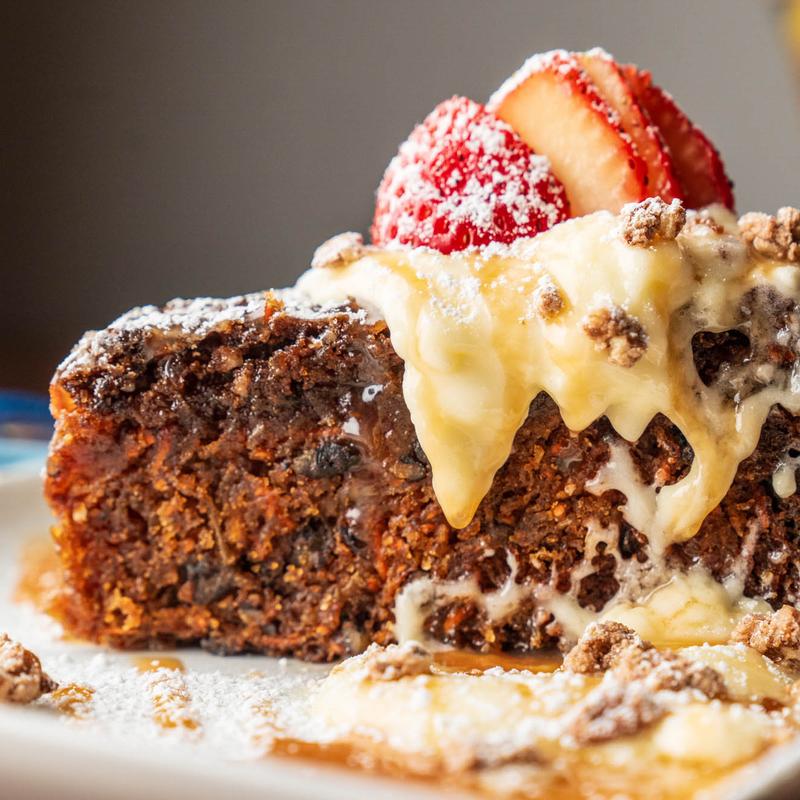 Warm Buttermilk Glazed Carrot Cake photo