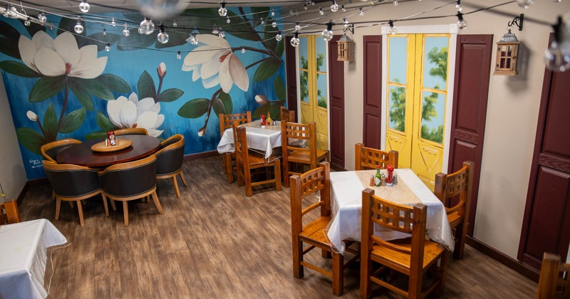 Interior seating area