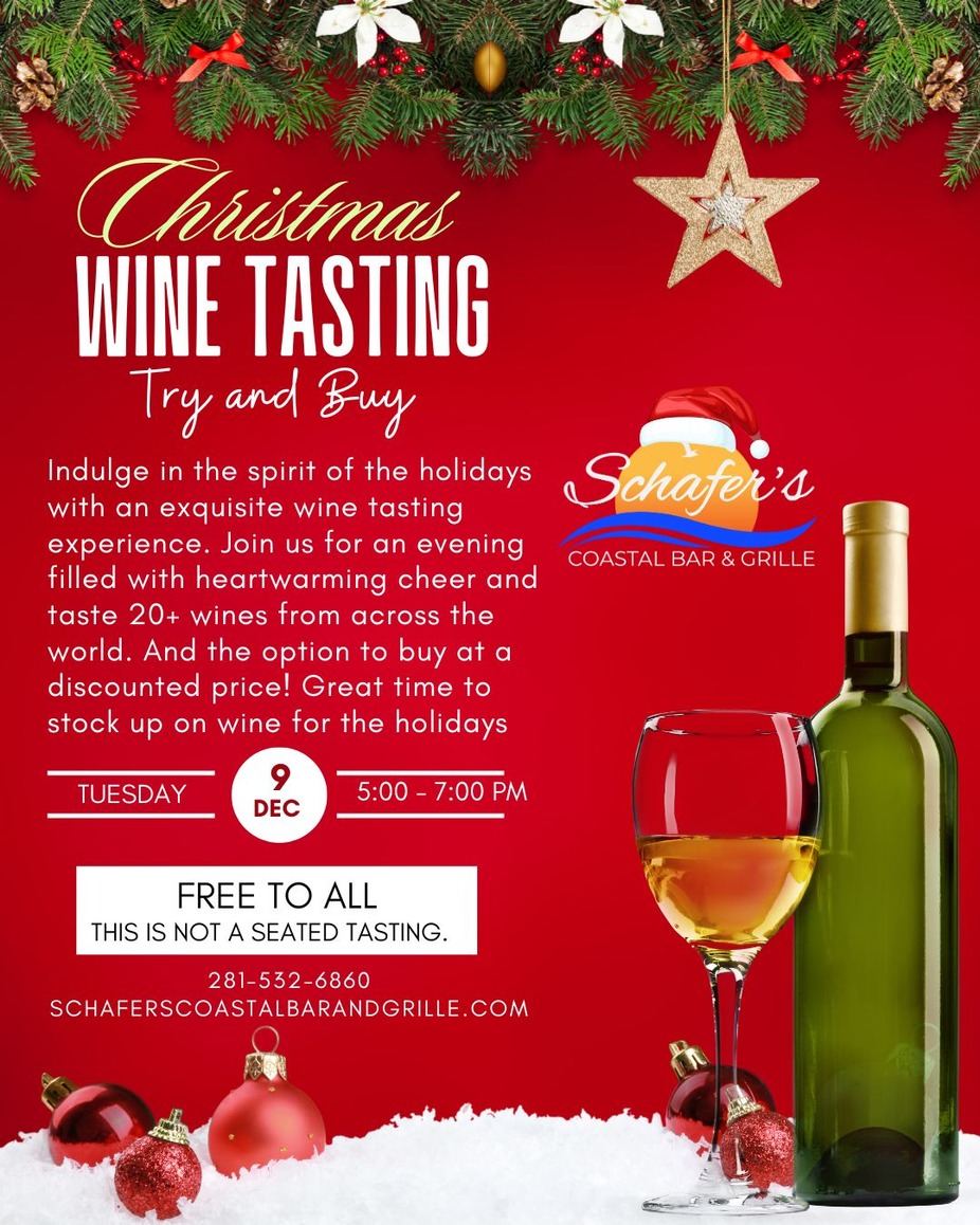 Christmas Wine Tasting - Free Event event photo
