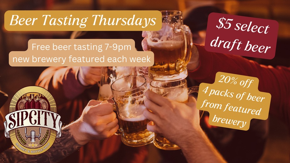 Thurcity Thursday - Free Beer Tasting event photo
