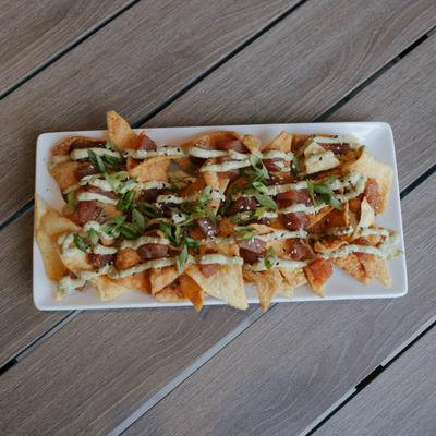 Ahi tuna nachos.