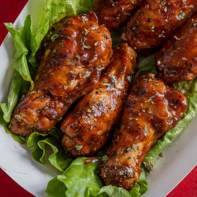 Smoked wings.