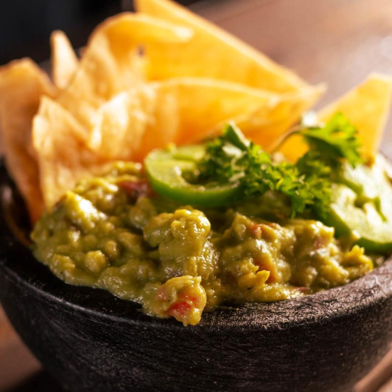menu item 1 of 5, Guacamole & Chips