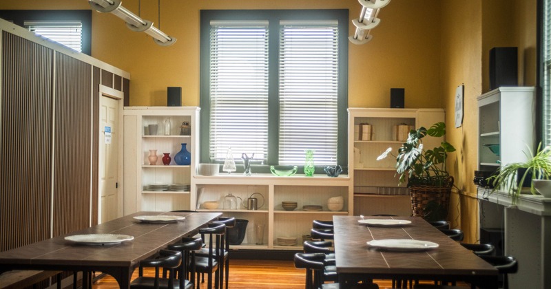 Interior, dining space