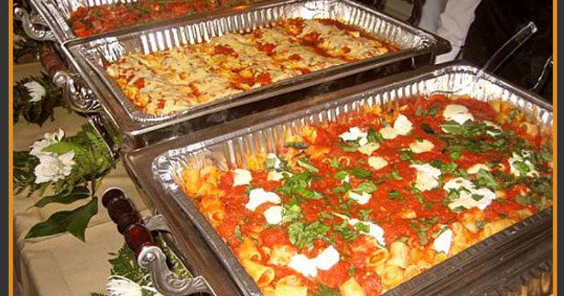 Catering food trays