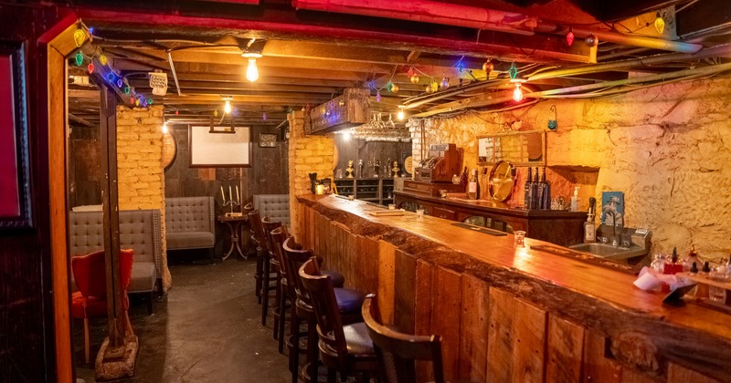 Interior, bar area