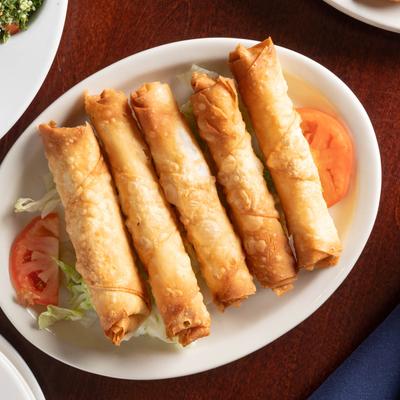 Turkish feta cheese rolls.