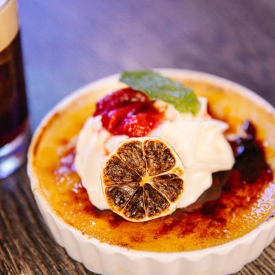 Key Lime Creme Brule.