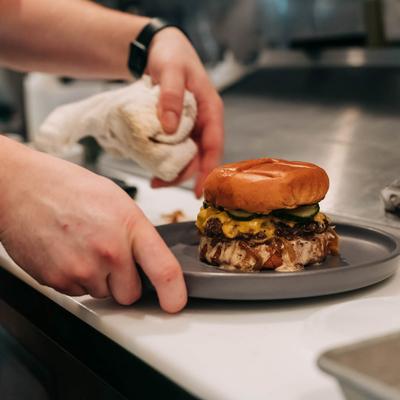 Burger Plating.