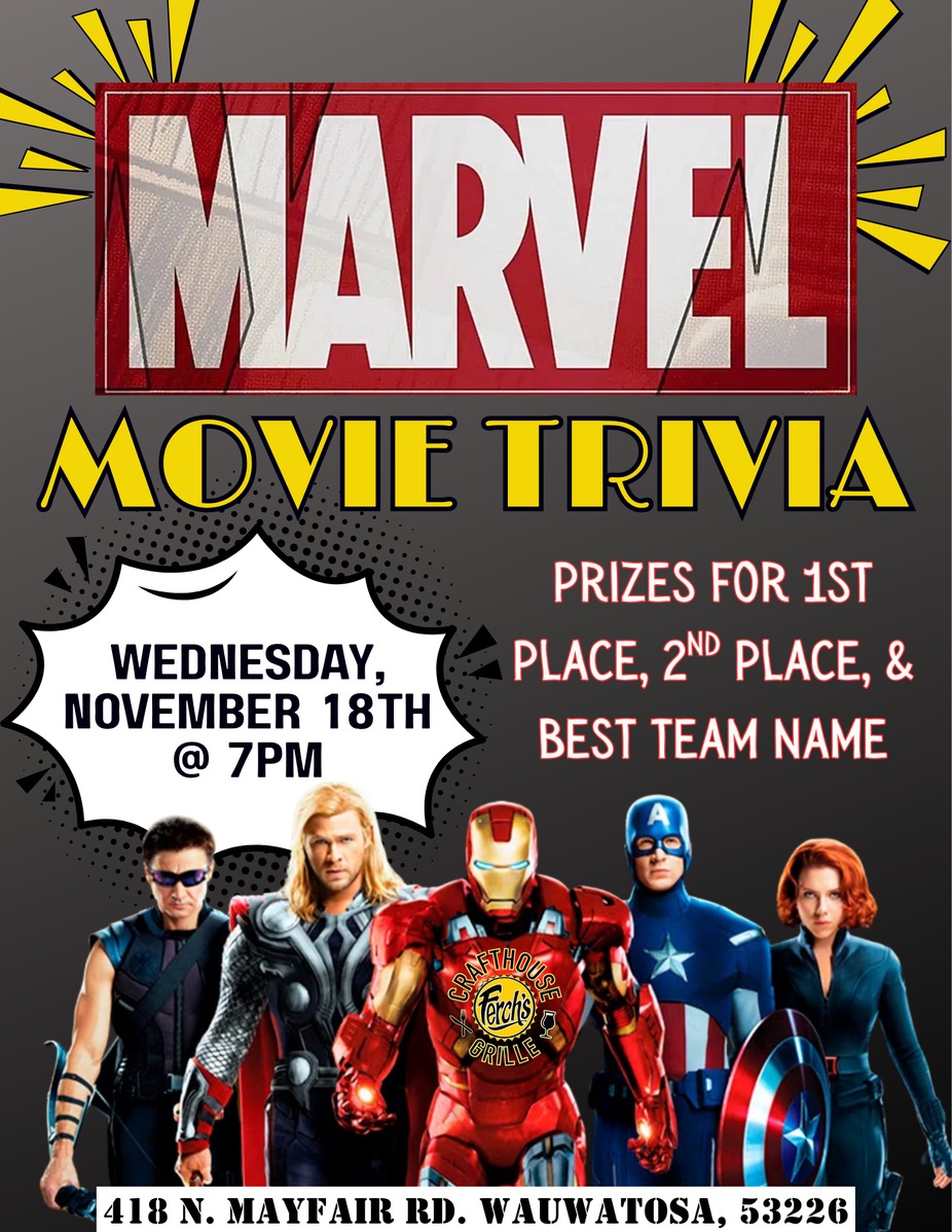 Marvel Movie Trivia!!! event photo