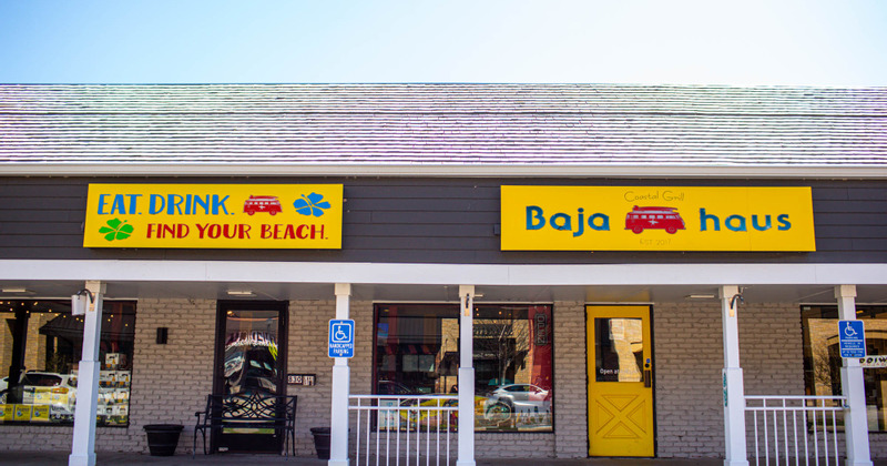 Exterior, parking and restaurant