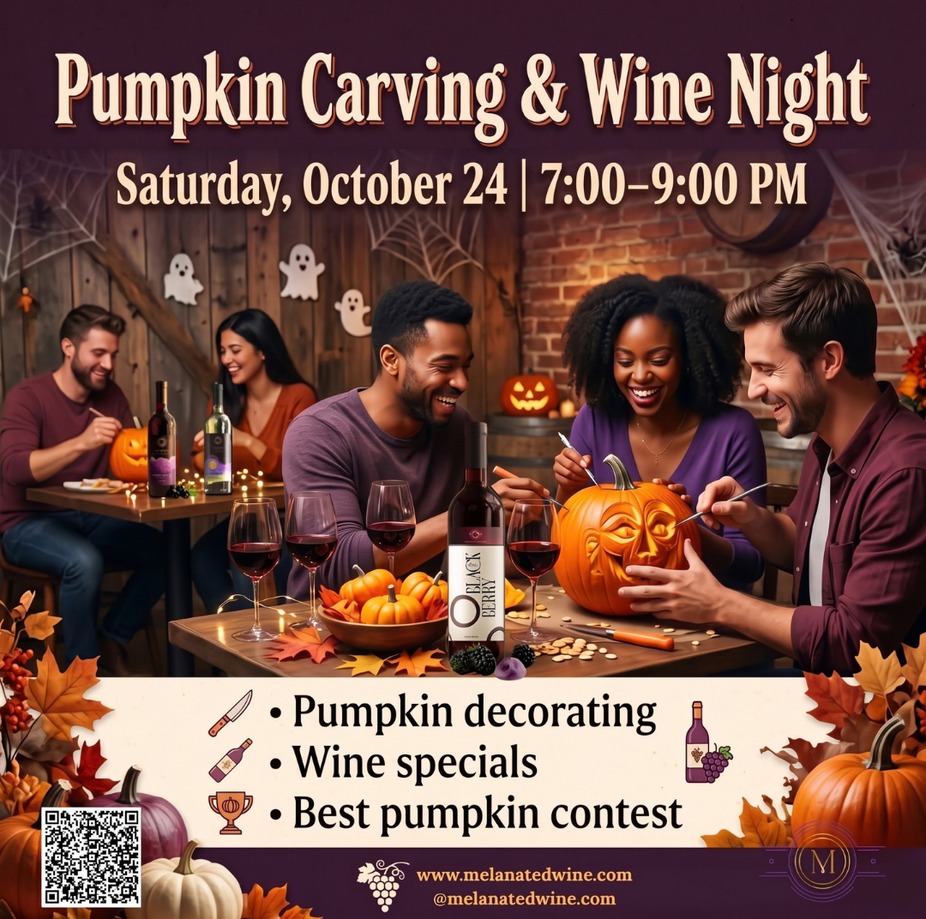 🎃Pumkin Carving & Wine Night event photo
