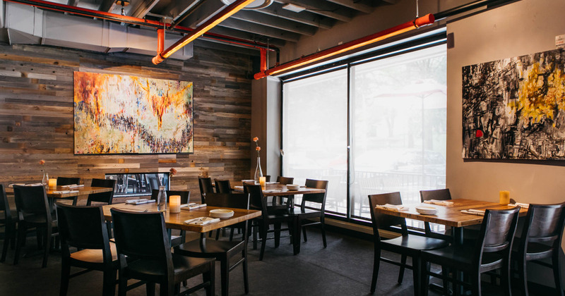 Interior, dining area