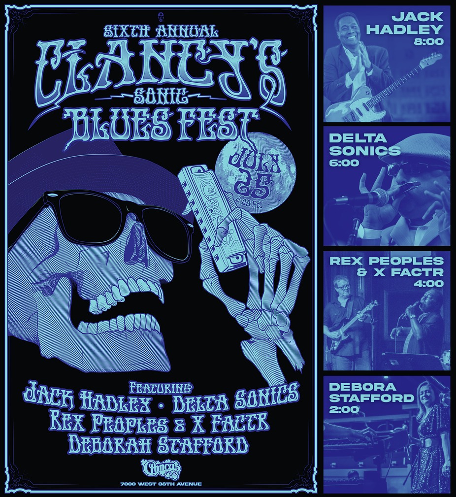 CLANCY'S SIXTH ANNUAL BLUES FESTIVAL FEATURING THE DELTA SONICS!! event photo