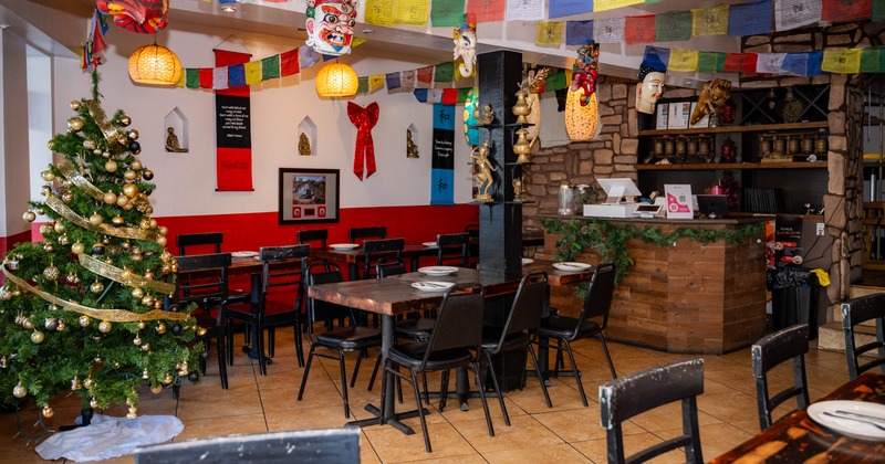 Interior, dining area