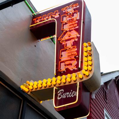 Tin Room Bar signage.