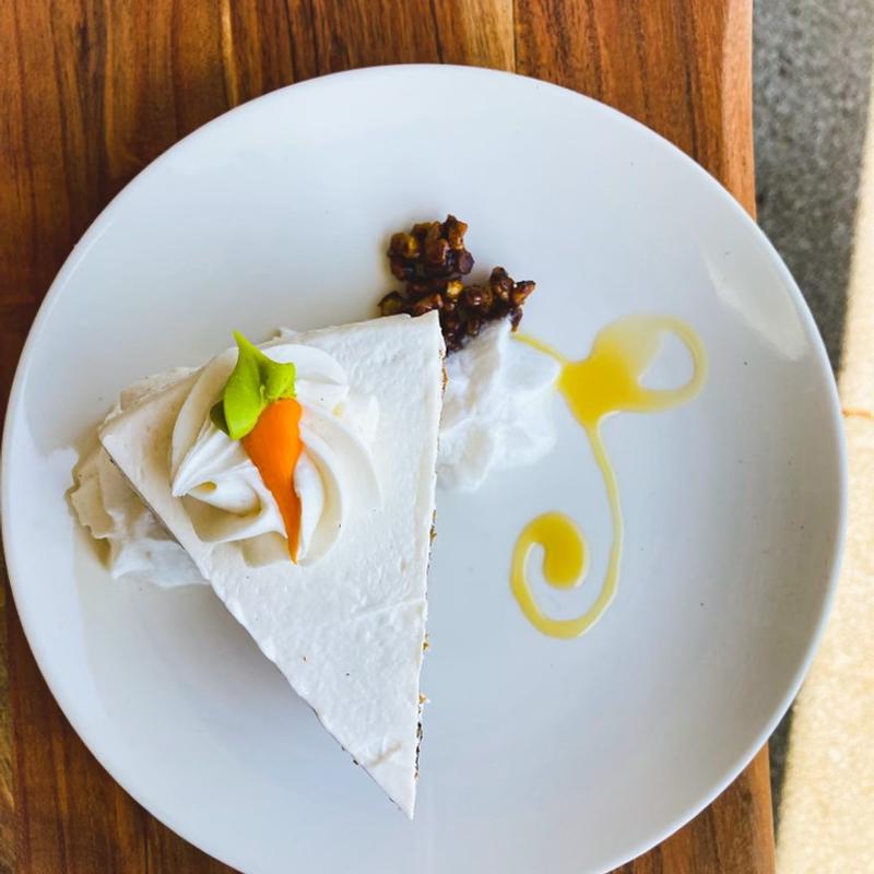 Traditional Carrot Cake Slice photo